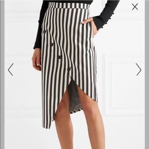 ALTUZARRA Paul Bert button-embellished skirt size 34